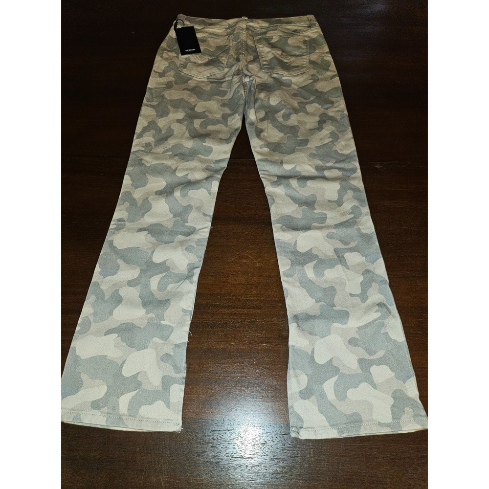 Hudson Nico Jeans Womens Tan Peyote Camo Mid Rise Straight Stretch Size 28 NWT - Picture 7 of 12
